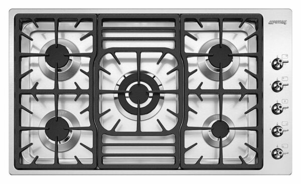 Smeg Design PGF95-4 Classica Plaque de cuisson encastrable cm. 90 - inox