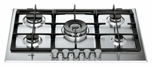 Table de cuisson gaz 75 cm - inox WHIRLPOOL GMA 7522IX Ligne URBAN - Neuf – Image 2