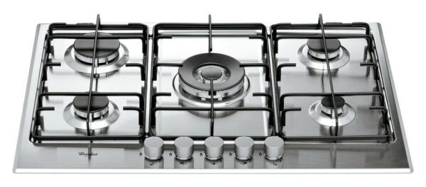 Table de cuisson gaz 75 cm - inox WHIRLPOOL GMA 7520IX URBAN Line avec commande frontale - Neuf – Image 2