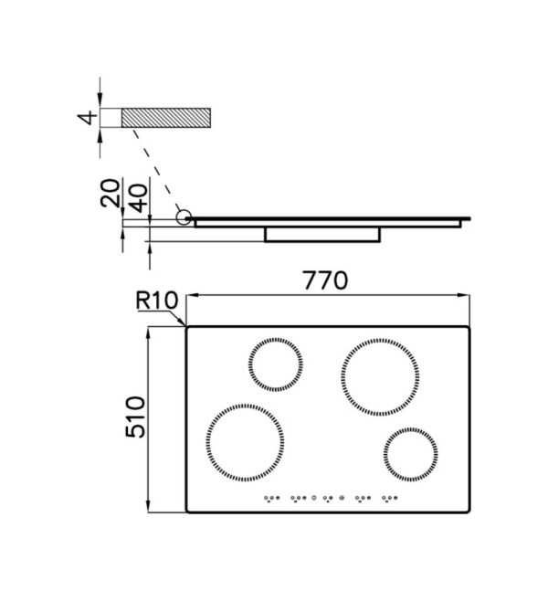 Table de cuisson à induction Foster 7371 300 - Neuf – Image 2