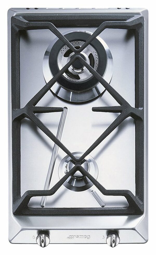 Table de cuisson cm 30 - acier inoxydable SMEG SRV532GH3 Ligne CONTEMPORARY avec commandes frontales en acier - Neuf