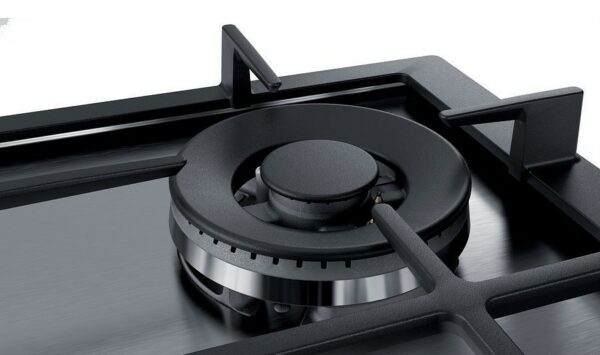 Table de cuisson à gaz PCH6A5B90 avec FlameSelect - Brûleur WOK - Grille en fonte - Poignées pontantes - Acier inoxydable - Neuf – Image 5