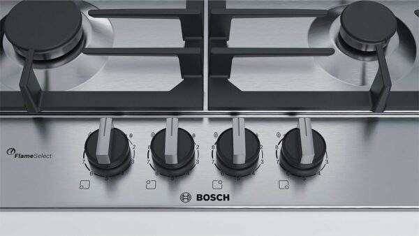 Table de cuisson à gaz Bosch PCP6A5B90 avec FlameSelect - Neuf – Image 3