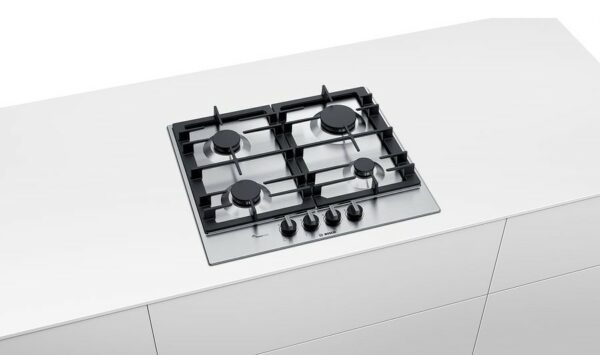 Table de cuisson à gaz Bosch PCP6A5B90 avec FlameSelect - Neuf – Image 5