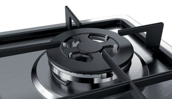 Table de cuisson à gaz Bosch PGH6B5B60 avec boutons frontaux - Neuf – Image 5