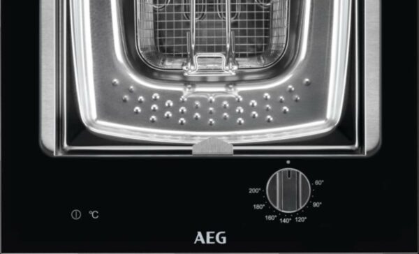 Plaque à induction Aeg HFB41100NB - Friteuse amovible pour un nettoyage facile - Design unique pour une intégration parfaite - Neuf – Image 4