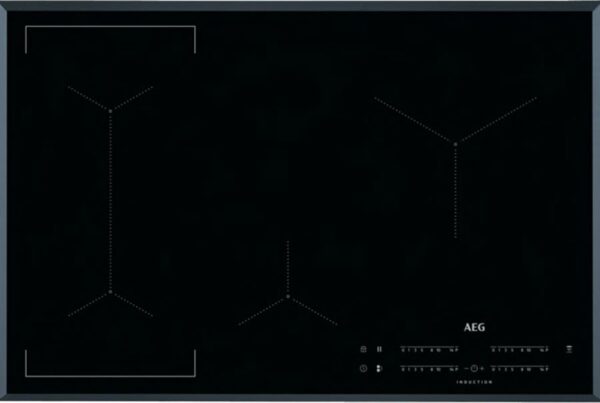 Table de cuisson à induction Aeg IKE84443FB - Neuf: système Hob2Hood intégré pour une hotte aspirante automatique et personnalisée