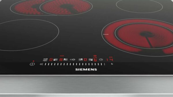 Table de cuisson électrique Siemens ET675FNP1E - Réglage de température intuitif grâce à la technologie touchSlider - Neuf – Image 2