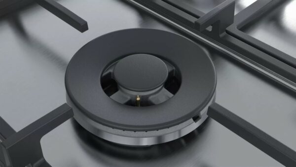 Cuisinière à gaz Siemens EC7A5SB90 - Neuf: Contrôle précis sur 9 niveaux de puissance, brûleur TurboWok avec DualControl de 5,0 kW pour une cuisson polyvalente en grandes quantités – Image 5