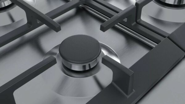 Cuisinière à gaz Siemens EC7A5SB90 - Neuf: Contrôle précis sur 9 niveaux de puissance, brûleur TurboWok avec DualControl de 5,0 kW pour une cuisson polyvalente en grandes quantités – Image 4