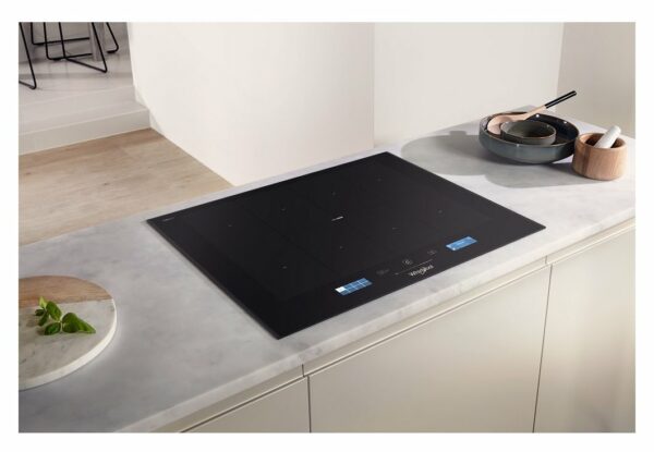Plaque à induction 65 cm - vitrocéramique noire WHIRPOOL SMP658 Ligne C/NE/IXL W COLLECTION SMARTCOOK avec technologie IXELIUM - Neuf – Image 2