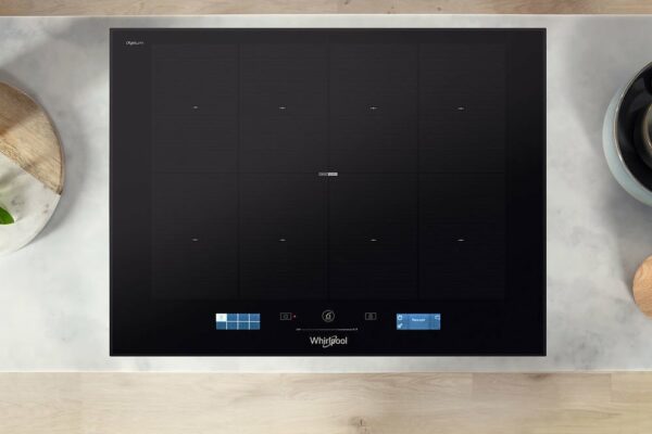 Plaque à induction 65 cm - vitrocéramique noire WHIRPOOL SMP658 Ligne C/NE/IXL W COLLECTION SMARTCOOK avec technologie IXELIUM - Neuf – Image 3