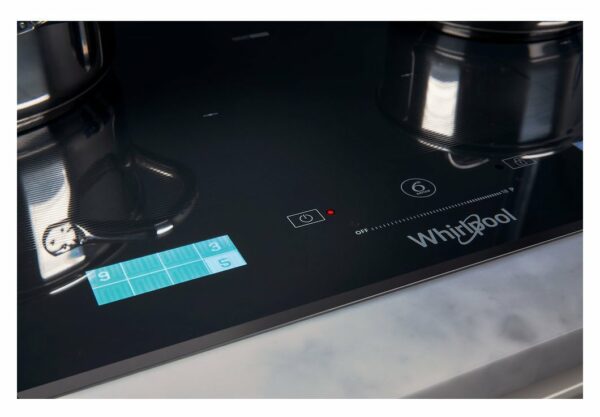 Plaque à induction 65 cm - vitrocéramique noire WHIRPOOL SMP658 Ligne C/NE/IXL W COLLECTION SMARTCOOK avec technologie IXELIUM - Neuf – Image 4