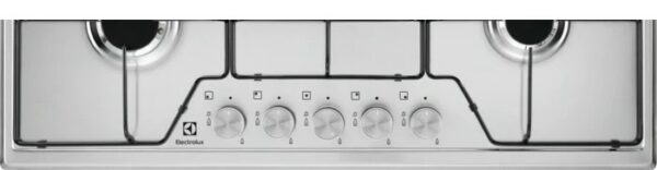 Table de cuisson à gaz en acier inoxydable Electrolux KGS7534SX - Neuf – Image 2