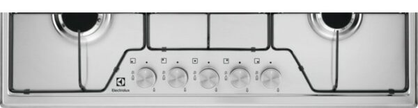 Table de cuisson à gaz en acier inoxydable Electrolux KGS7524SX - Neuf – Image 2