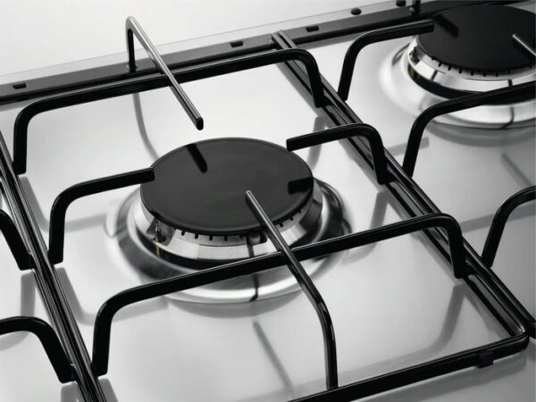 Table de cuisson à gaz en acier inoxydable Electrolux KGS7524SX - Neuf – Image 3
