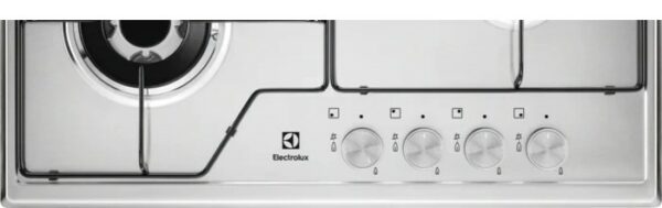 Table de cuisson à gaz en acier inoxydable Electrolux KGS6434SX - Neuf – Image 2