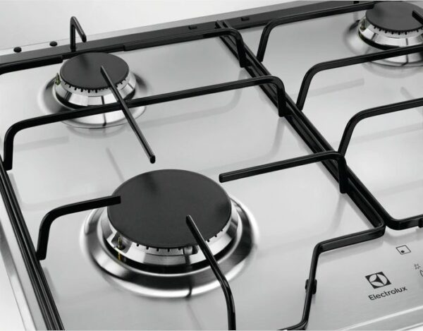 Table de cuisson à gaz Electrolux KGS6424SX en acier inoxydable - Neuf – Image 3