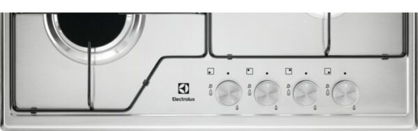 Table de cuisson à gaz Electrolux KGS6424SX en acier inoxydable - Neuf – Image 2
