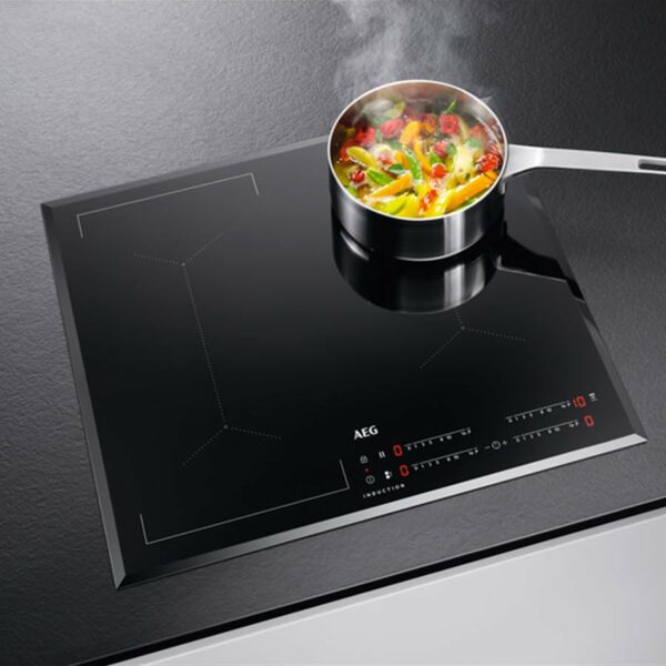 Table de cuisson à induction AEG IKE64443FB - Neuf: Casseroles rectangulaires et ovales compatibles Fischer – Image 3
