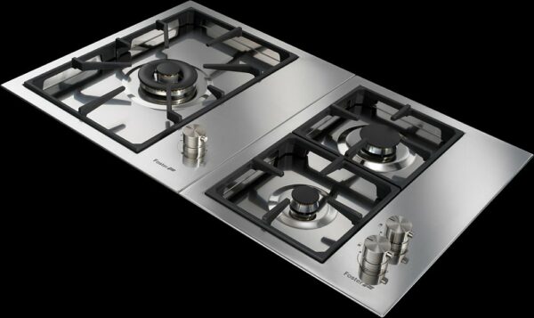 Foster 7276 032 S4000 Table de cuisson à gaz Domino 38 cm - encastré q4 - acier brossé- Nouveau- Nouveau – Image 2