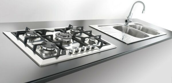 Foster 7064 062 Table de cuisson à gaz Elettra 76 cm - acier brossé- Nouveau- Nouveau – Image 2