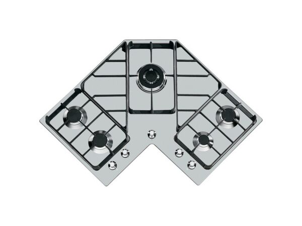 Foster 7038 052 Angolare Table de cuisson à gaz 83 cm - coin en acier brossé- Nouveau- Nouveau