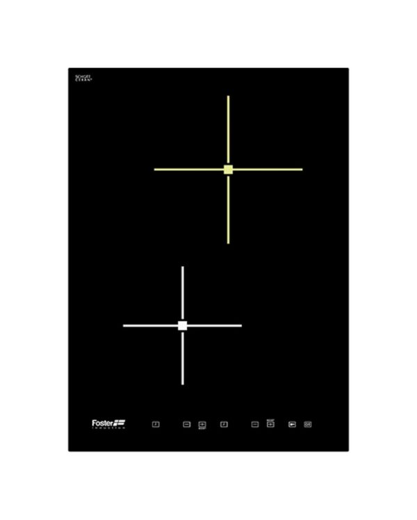 Foster 7322 240 S4000 Domino Induction Plaque à induction cm 38 - bord intégré q4 / filotop - cristal noir- Nouveau- Nouveau