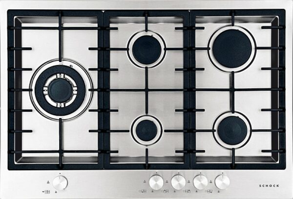 Schock FLAT PC75 AVG Table de cuisson à gaz 75 cm - acier inoxydable- Nouveau- Nouveau