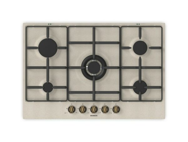 Schock SILVER PC75 AV table de cuisson à gaz 75 cm - avoine- Nouveau- Nouveau