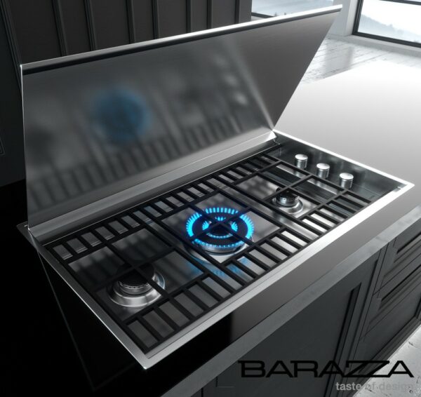 Barazza 1PLBC2T Lab Couverture plaque chauffante cm. 90 filotop-inox- Nouveau- Nouveau – Image 2