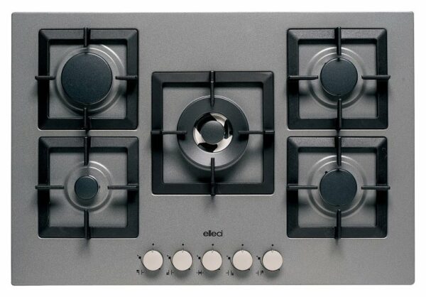 Elleci PLANO 75 Cuisinière à gaz Plano cm. 75 - metaltek - titane- Nouveau- Nouveau