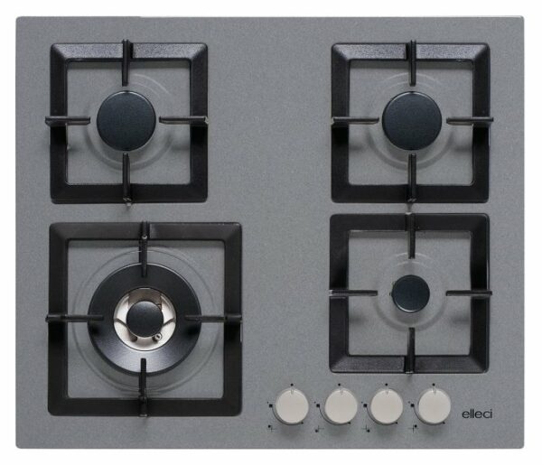 Elleci PLANO 60 Cuisinière à gaz Plano cm. 60 - metaltek - titane- Nouveau- Nouveau