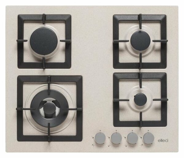 Elleci PLANO 60 Cuisinière à gaz Plano cm. 60 - granitek - avoine- Nouveau- Nouveau