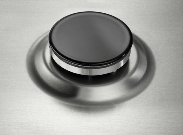 Cuisinière à gaz Electrolux EGH6343ROR - Neuf: 4 brûleurs multi-anneaux, grilles en fonte, arrêt automatique du gaz - Finition noire mate – Image 6
