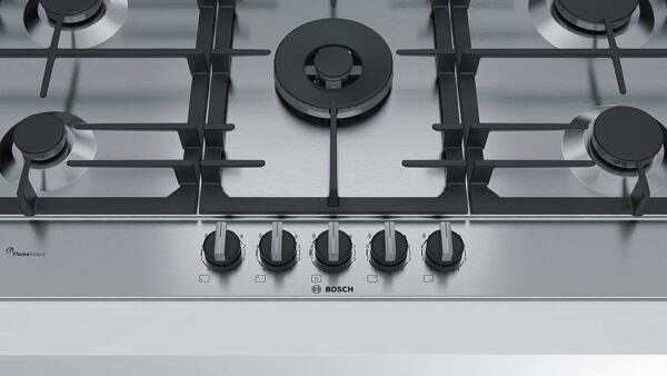 Bosch PCR9A5B90 Série 6 Cuisinière à gaz 90 cm - acier inoxydable – Image 2