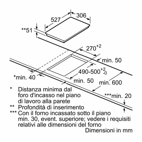 Plaque à induction Bosch PIB375FB1E Série 6 30 cm - profilés latéraux en vitrocéramique noire en acier inoxydable – Image 7