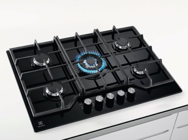 Table de cuisson à gaz Electrolux EGG7536K cm. 75 - cristal noir – Image 8