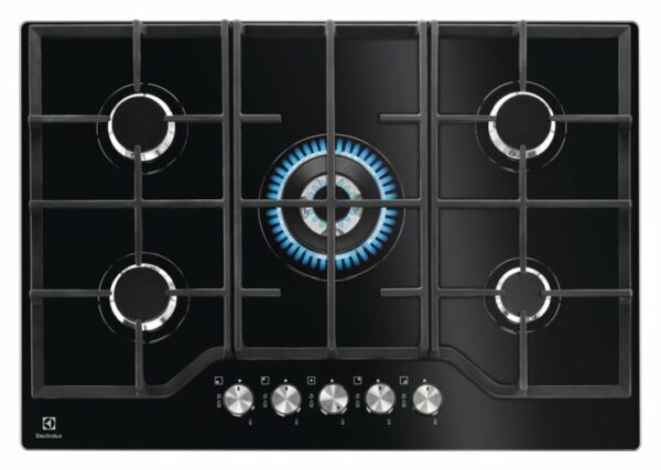 Table de cuisson à gaz Electrolux EGG7536K cm. 75 - cristal noir