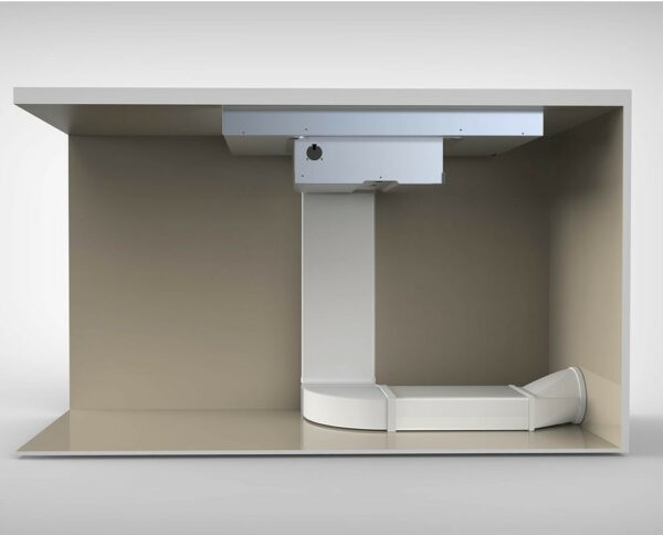Table de cuisson à induction Baraldi DIAMOND 60 cm. 60 - avec hotte intégrée 700 m3/h - vitrocéramique noire – Image 5