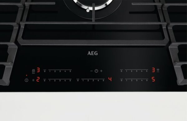 Aeg HVB75450IB 949 770 075 table de cuisson à gaz encastrable cm. 75 - vitrocéramique noire – Image 4