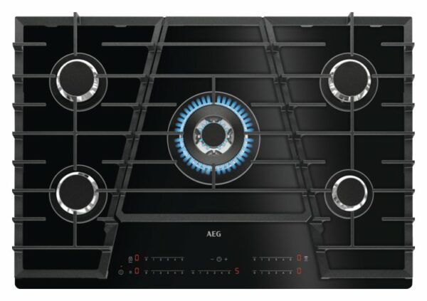 Aeg HVB75450IB 949 770 075 table de cuisson à gaz encastrable cm. 75 - vitrocéramique noire – Image 10