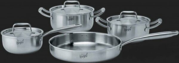 Franke 112.0499.553 Make It Wonderful Cookware collection de batterie de cuisine en acier inoxydable satiné - 112.0499.553