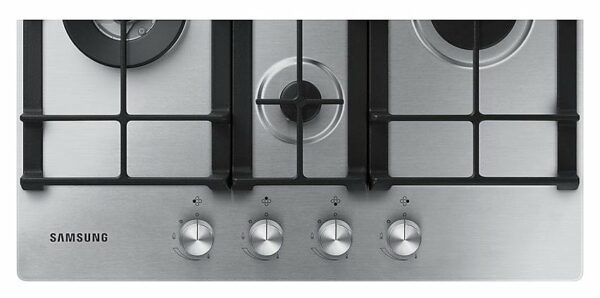 Table de cuisson à gaz Samsung NA64H3031BS/T1 cm. 60 - grille en fonte inox – Image 5
