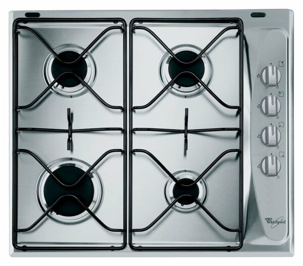 Cuisinière à gaz Whirlpool AKM 268 / IX cm. 58 - acier inoxydable
