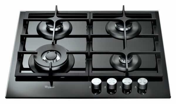 Whirlpool AKT6465NB Plaque de cuisson à gaz encastrable cm. 60 - verre noir