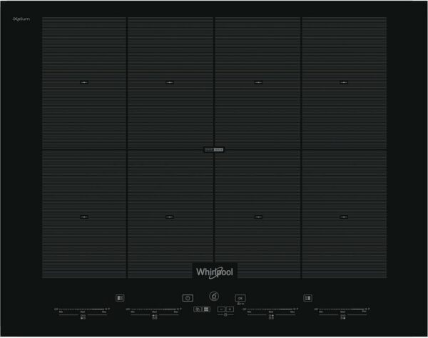 Whirlpool SMO658C/NE Table de cuisson vitrocéramique à induction cm. 65 - 8 zones de cuisson - noir