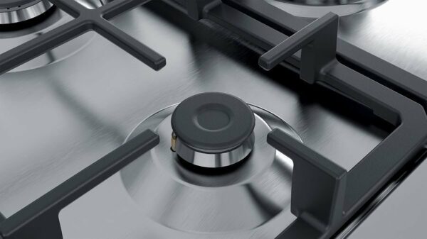 Bosch PGQ7B5B90 Table de cuisson à gaz série 4 75 cm - acier inoxydable – Image 6