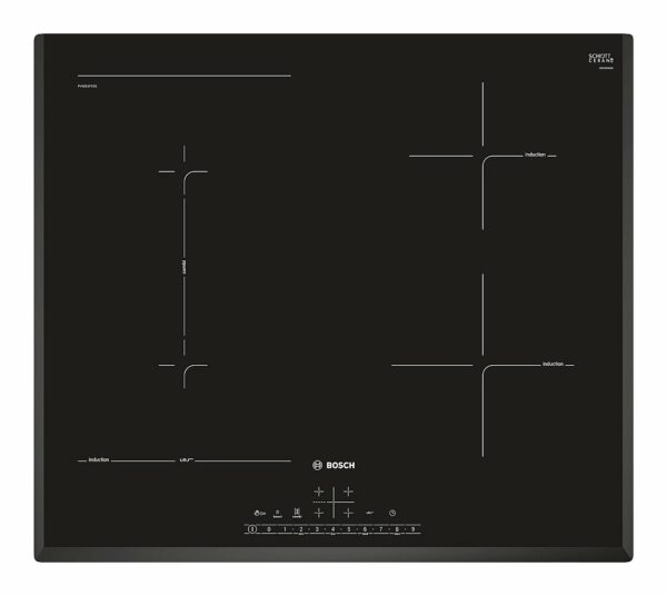 Bosch PVS651FC5E Plaque à induction série 6 60 cm - vitrocéramique noire