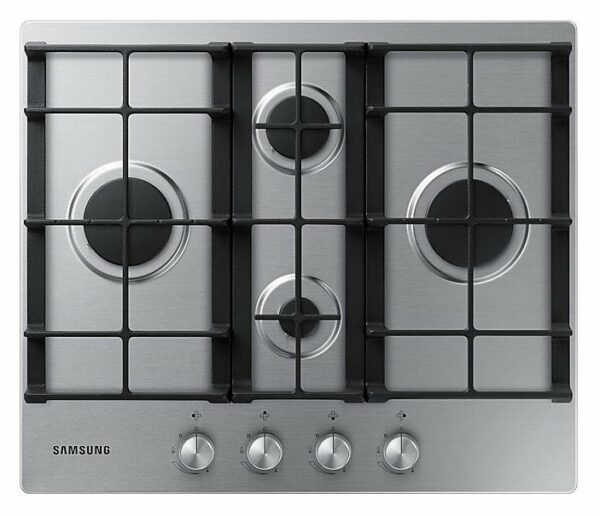 Table de cuisson à gaz Samsung NA64H3010BS/O1 cm. 60 - grille en fonte inox